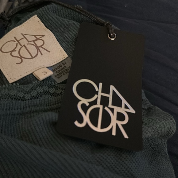 CHASER Lace Emerald Revolve NWT Leggings - Picture 4 of 5